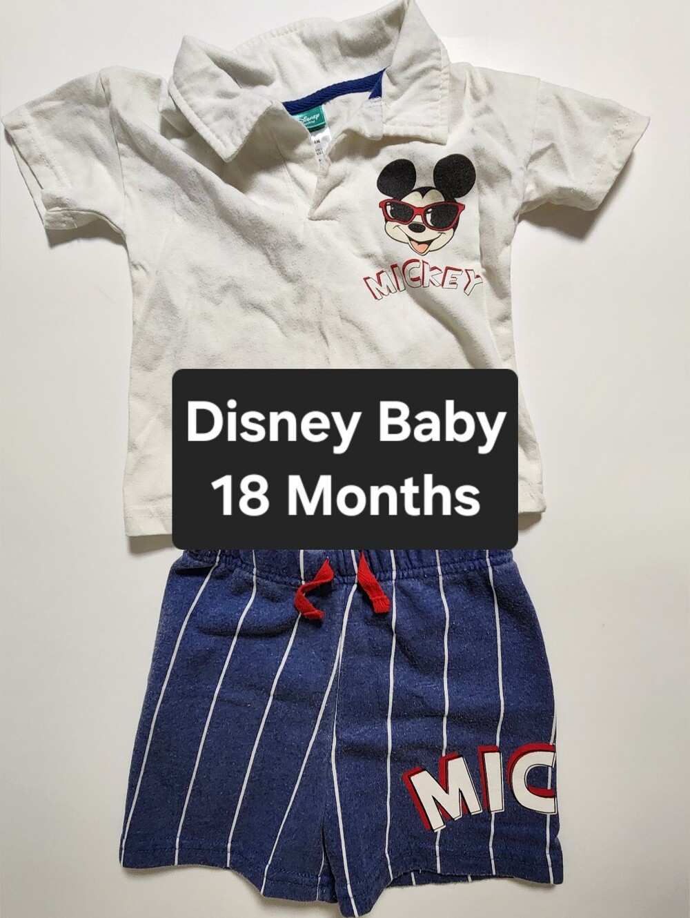 18 Months Disney Baby Mickey Mouse One Cool Dude Outfit